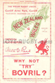 Wales v New Zealand 1935 rugby  Programmes